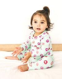 Mini Mwahs Two-Piece Pajama Set