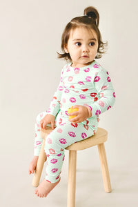 Mini Mwahs Two-Piece Pajama Set