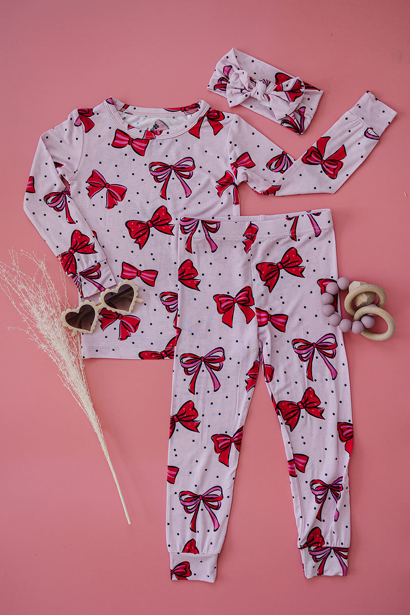 Bowtiful Two-piece Pajama Set