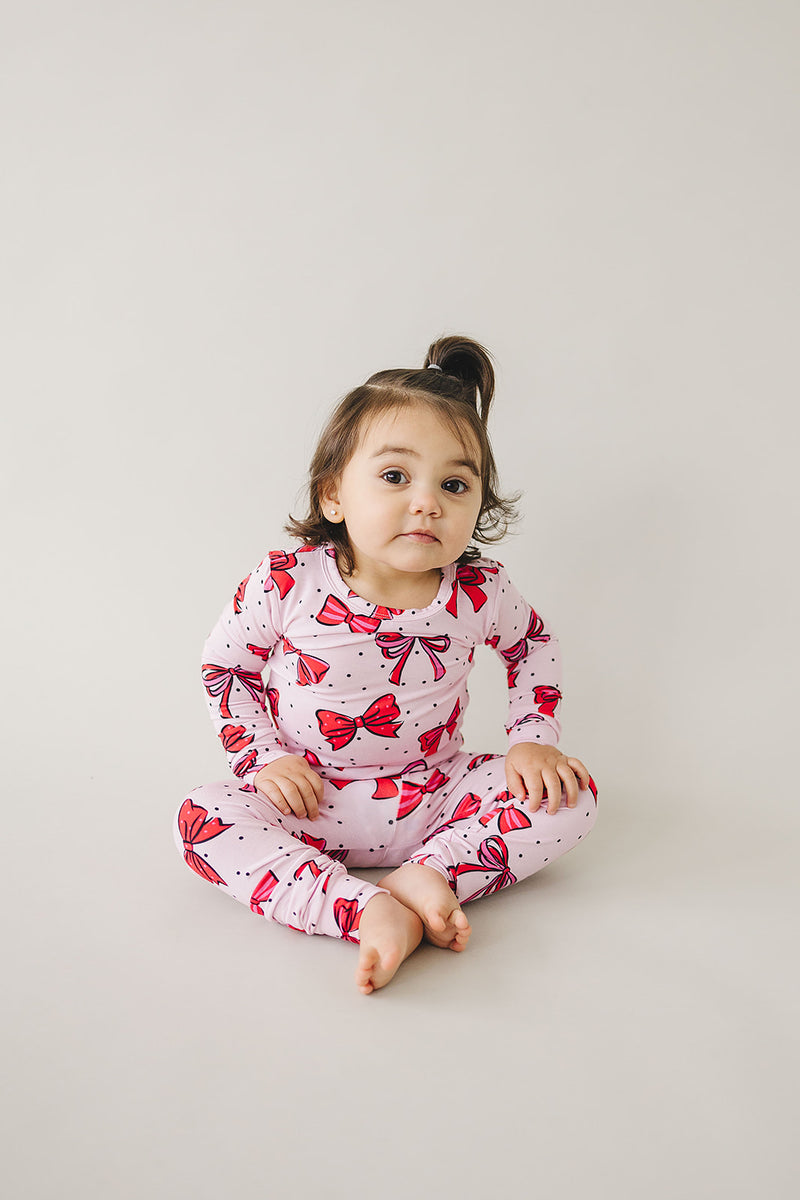 Bowtiful Two-piece Pajama Set