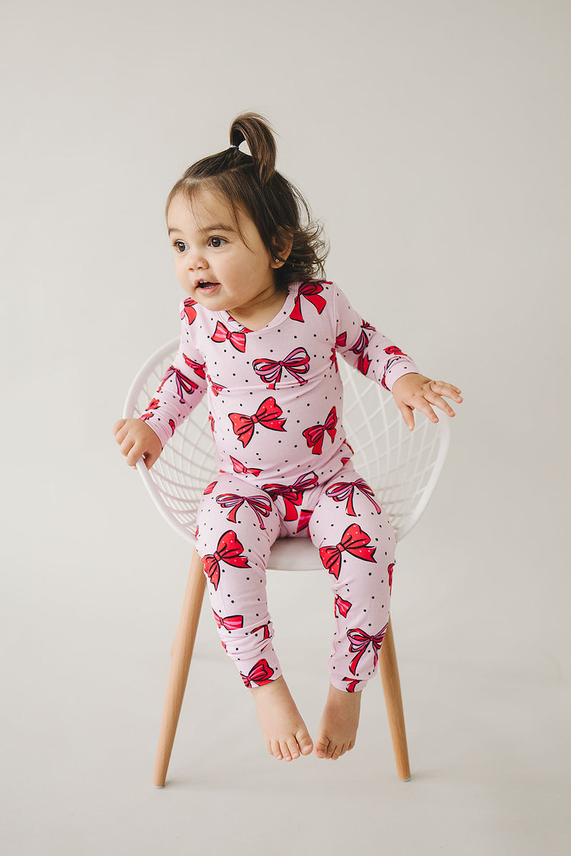 Bowtiful Two-piece Pajama Set